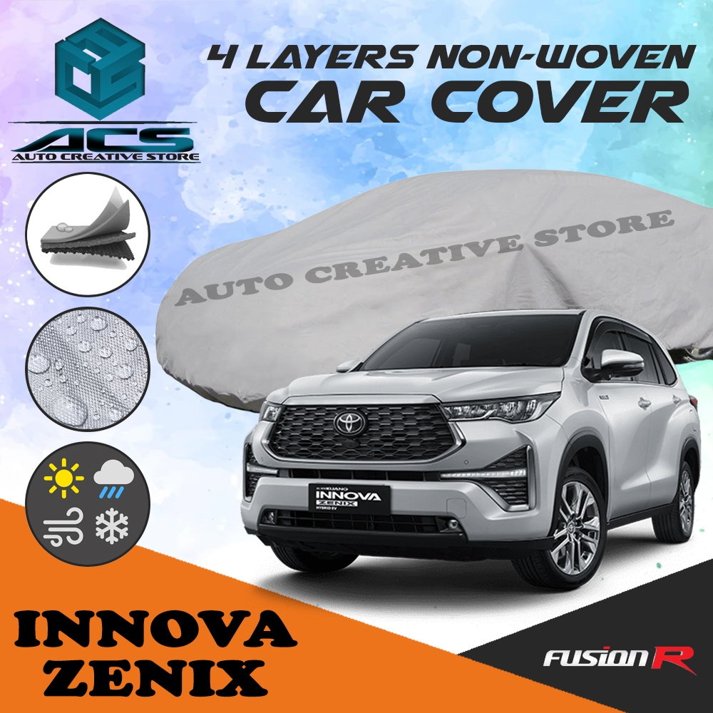 Jual Cover Sarung Mobil INNOVA ZENIX Fusion R 4 Layer Waterproof NOT ...