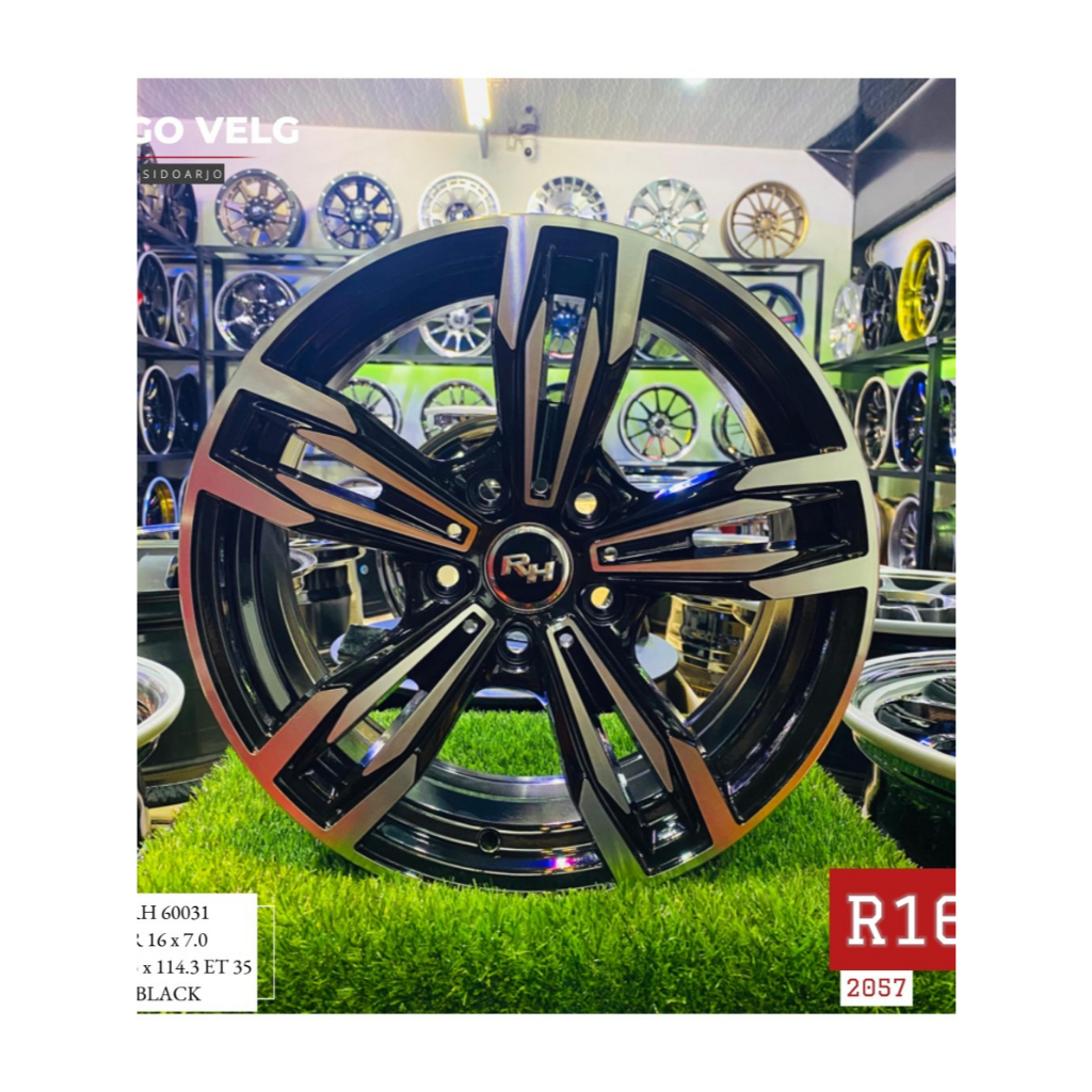 Jual Velg Mobil Ring 17 Racing RH 60031 PCD 5X114,3 Lebar 7,5 ET 35 ...