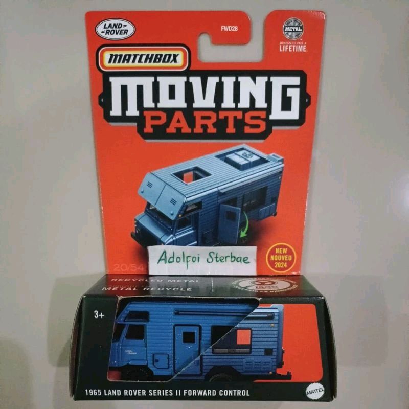 Jual matchbox moving parts 1965 land rover series II 2 forward control ...