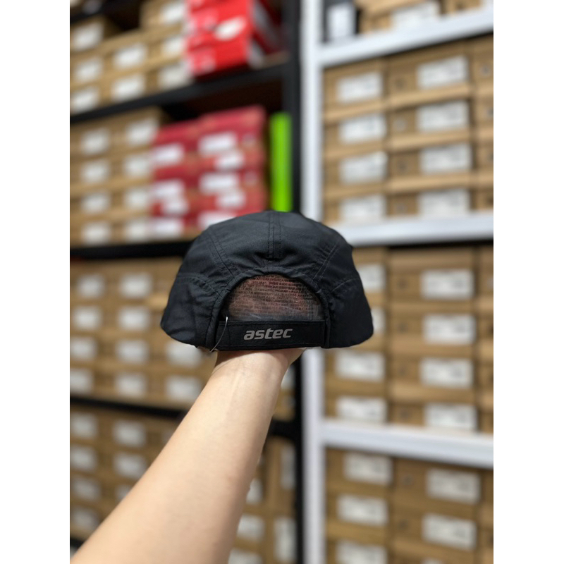 Jual TOPI RUNNING ASTEC HURRY ACTIVE CAPS BLACK ASCCAU3SF1BL ASTEC HAT ...