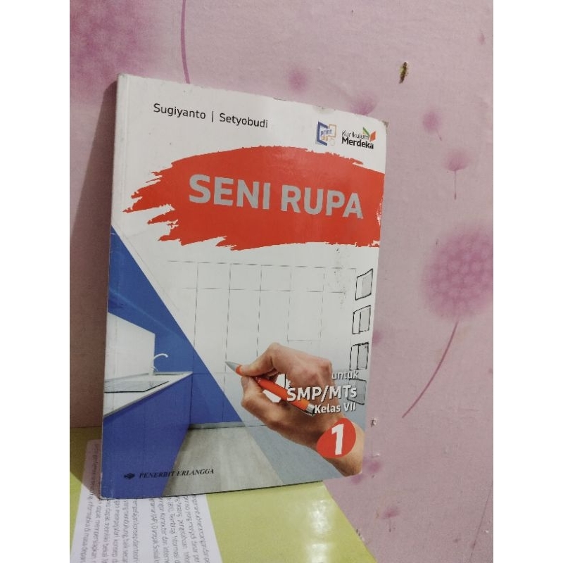 Jual buku seni rupa/sbk kelas 7 VII 1 smp mts erlangga kurmer kurikulum ...