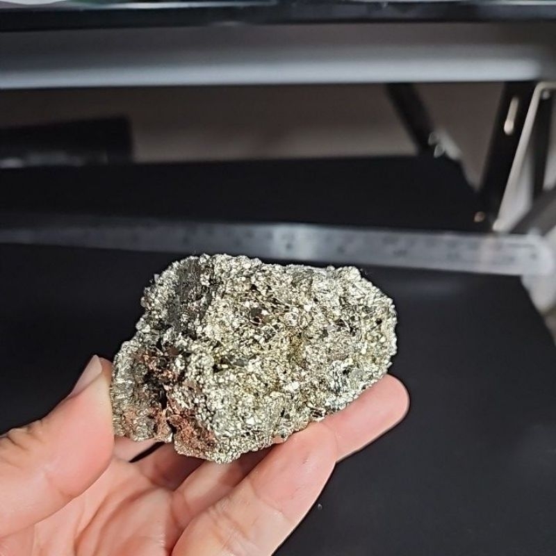Jual Golden Pyrite Cluster Batu Alam Asli | Shopee Indonesia