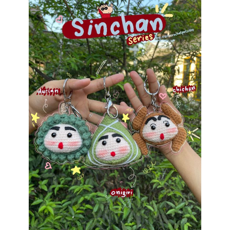 Jual Keychain Shinchan | crochet keychain Shinchan | gantungan kunci ...