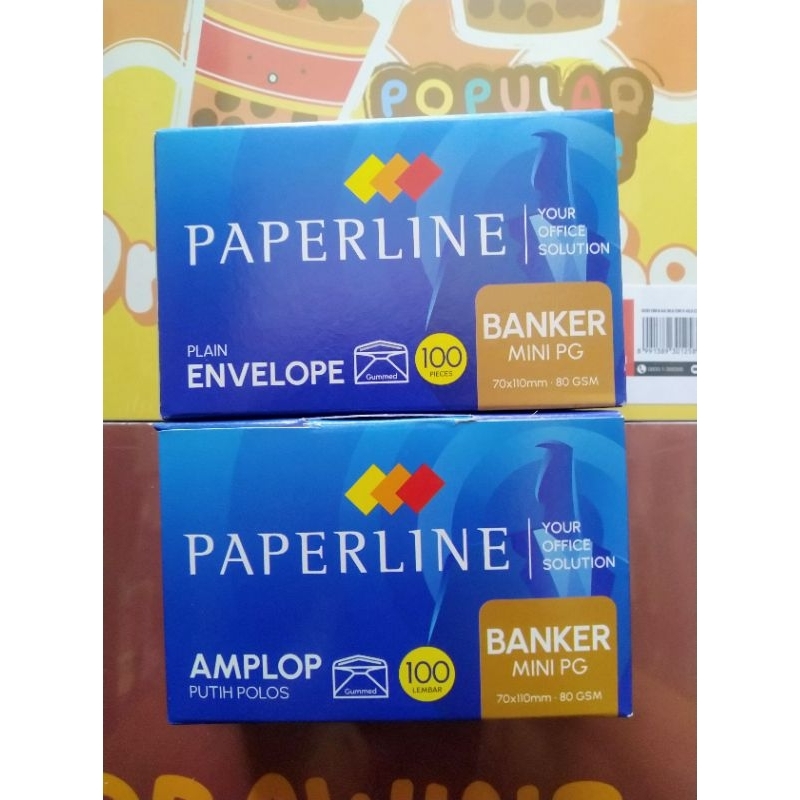 Jual Amplop PAPERLINE Banker Mini PG | Shopee Indonesia