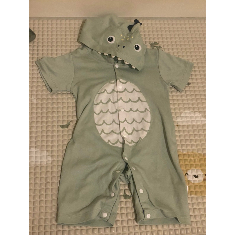 Dino Overall Für Kids - Triceratops-Kostüm In Größe 116–128 Cm - Aus Polyester