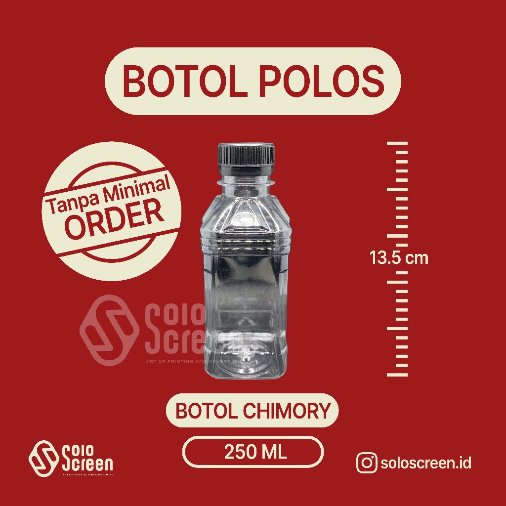 Jual BOTOL CHIMORY 250 ML SATUAN BOTOL PLASTIK PET | Shopee Indonesia
