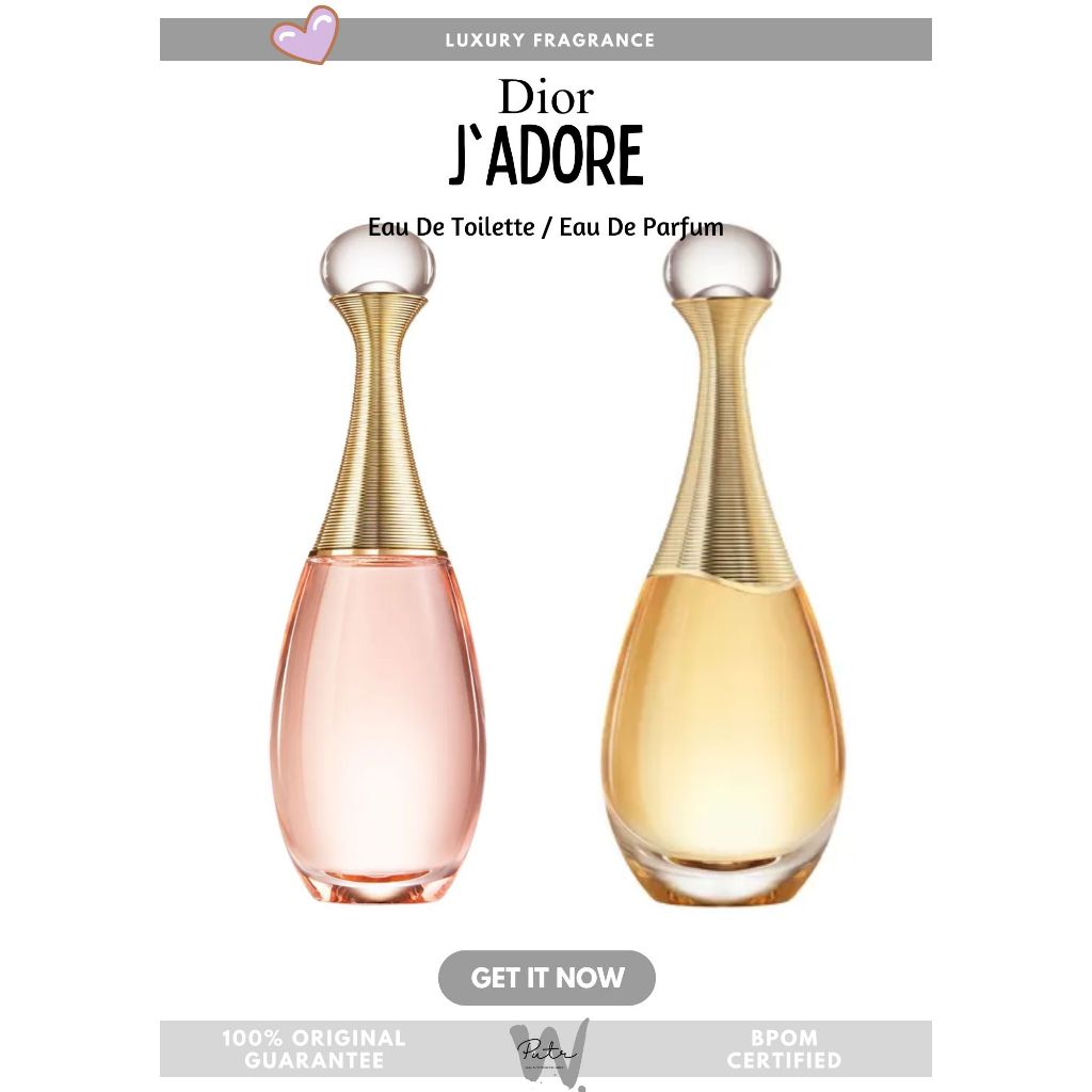 Jual DIOR J'Adore Eau De Parfum Jadore toilette EDT EDP