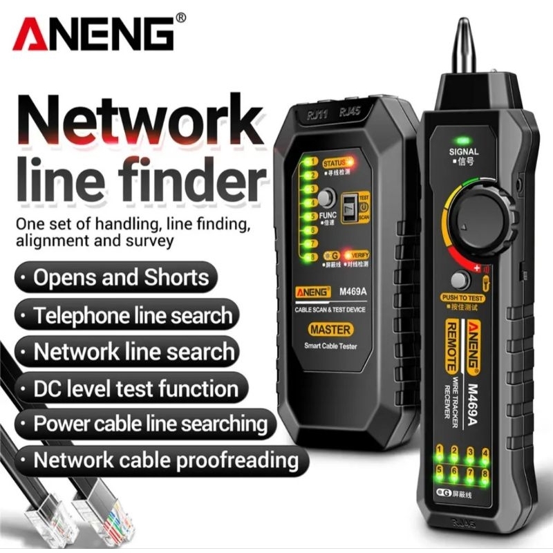 Jual network LAN kabel tester smart wire tracker cable scan alat ...