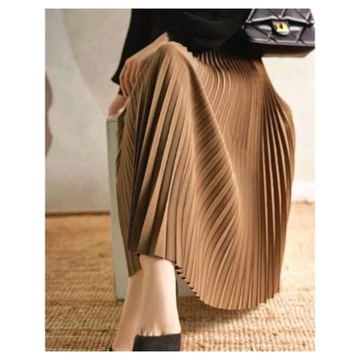 Rok Plisket Wanita Jumbo Bahan Casebo Muat Bb 95 Kg Premium
