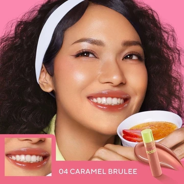 WARDAH MOIST DEW TINT ( 3 G ) Lip Tint Moist Stain Glossy Intense Color High Coverage Ringan