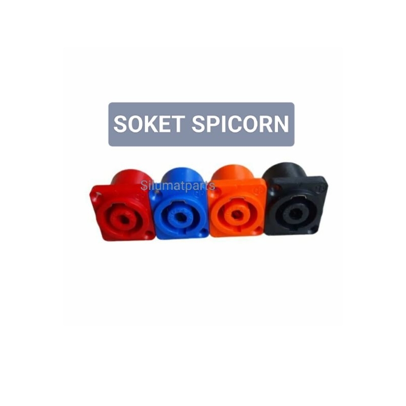 Jual Socket Spikon Hitam Warna Warni Socket spc Hitam Biru Orange Merah ...