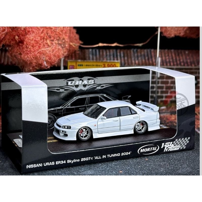 予約 Mortal 1/64 日産 スカイライン ER34 SKYLINE Pearl Black