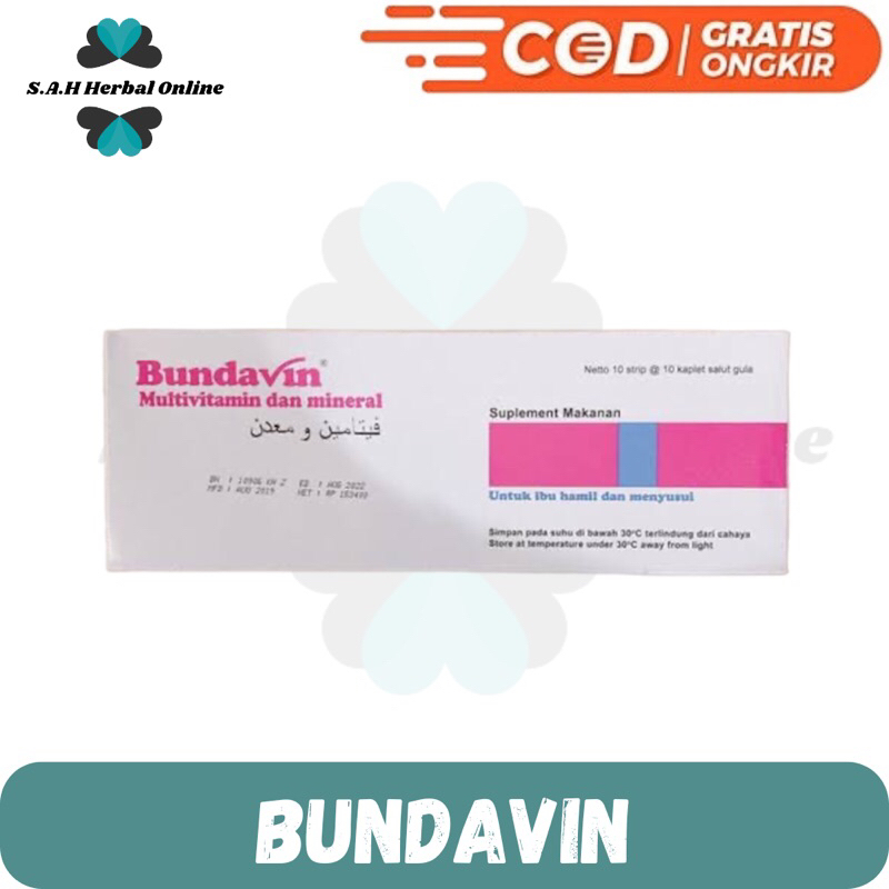 Jual Bundavin 10 Kaplet Perstrip | Shopee Indonesia