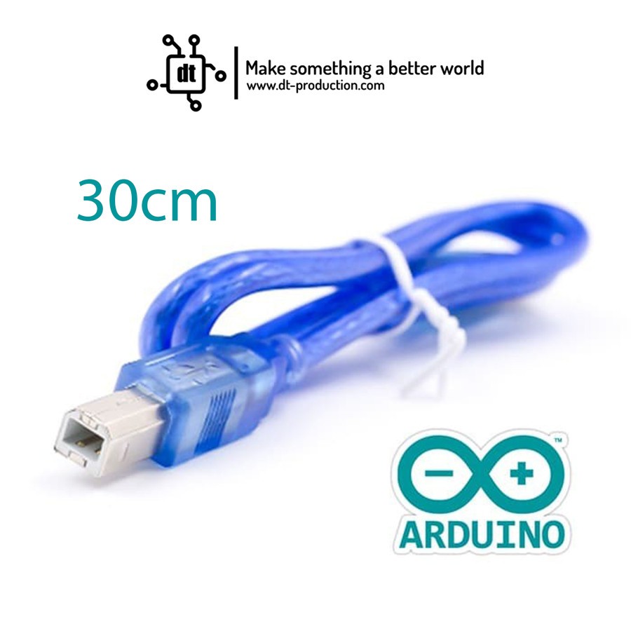 Jual Kabel USB Arduino UNO MEGA 30cm High Quality | Shopee Indonesia