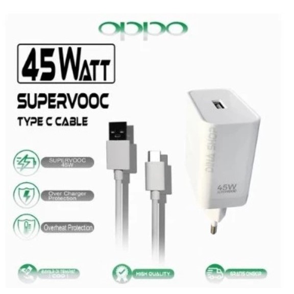 Chargeur SuperVooc 45W Pour OPPO / Realme / OnePlus – Charge Rapide – Protection Multi-sécurité - 9
