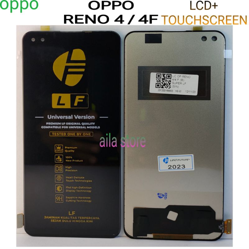 Jual LCD OPP0 RENO 4/4F 0RIGINAL LIFE FUTURE FULL SET, NOT FINGER PRINT ...