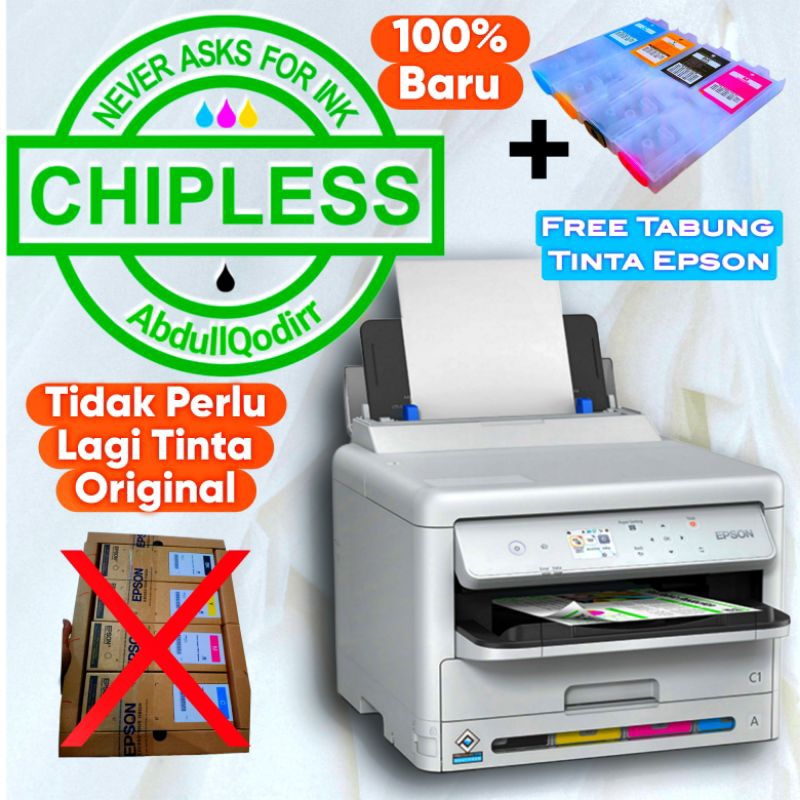 Jual Epson Wf C5390 Chipless + Tabung dan Tanpa Tinta Ori | Shopee ...