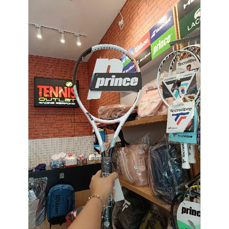 Jual Raket Tennis Prince Tour Gr White Orange Unstrung Original Shopee Indonesia