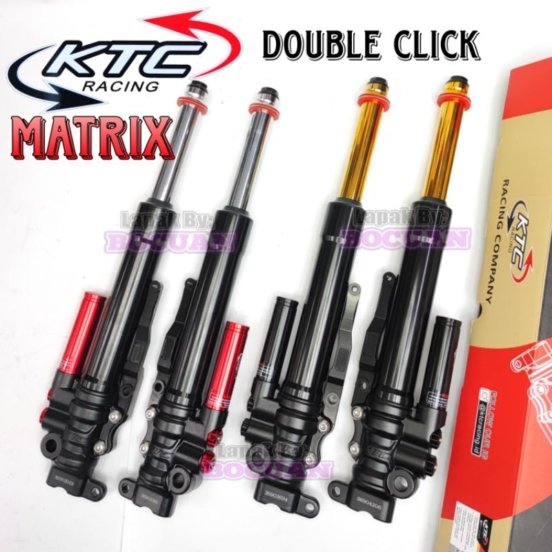Jual shock depan ktc racing matrix suspension vario 125 150 beat scoopy ...