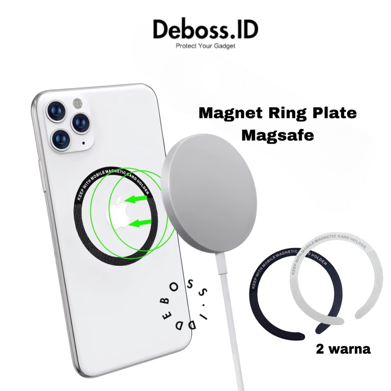 Jual Magnetic Ring Plate Magsafe Universal Stiker untuk Popsocket ...