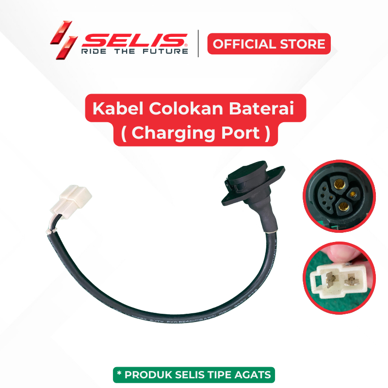 Jual SELIS - Soket Cas + Kabel Sepeda Motor Listrik Universal ...