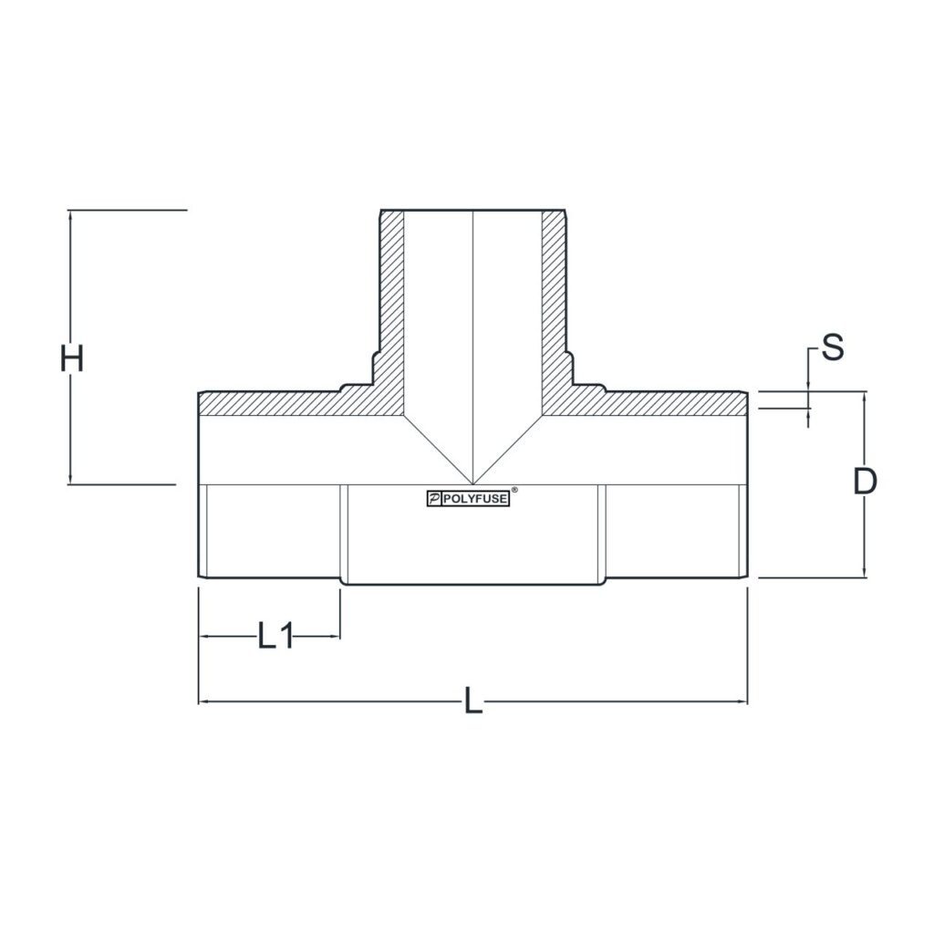 Jual Tee Injection Butt Fusion PN 10 800mm ~ 32