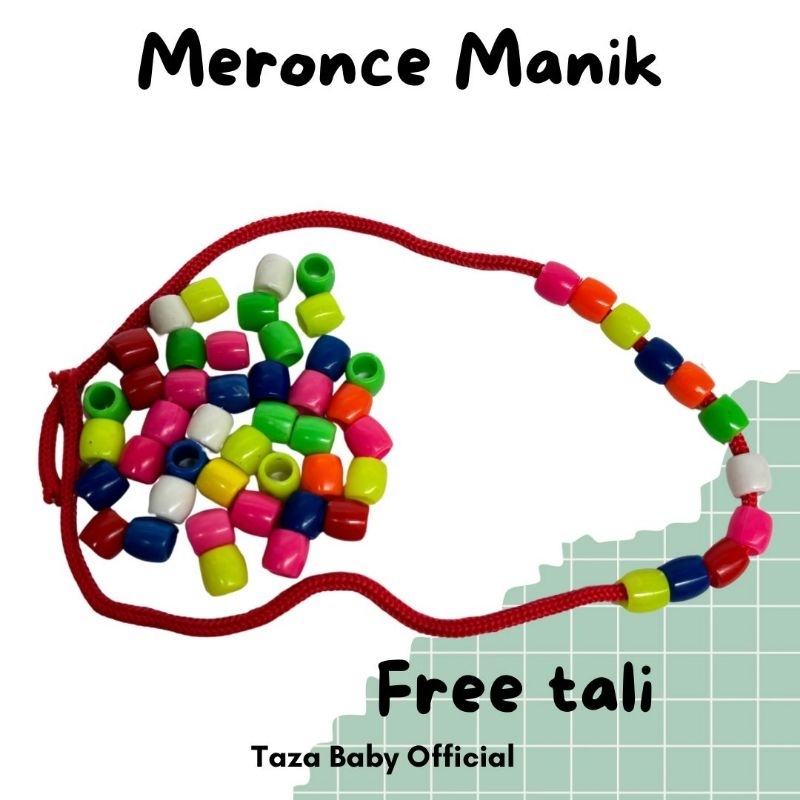 Jual MERONCE MANIK TONG tabung isi 30gr / barrel beaded/ Meronce tong ...