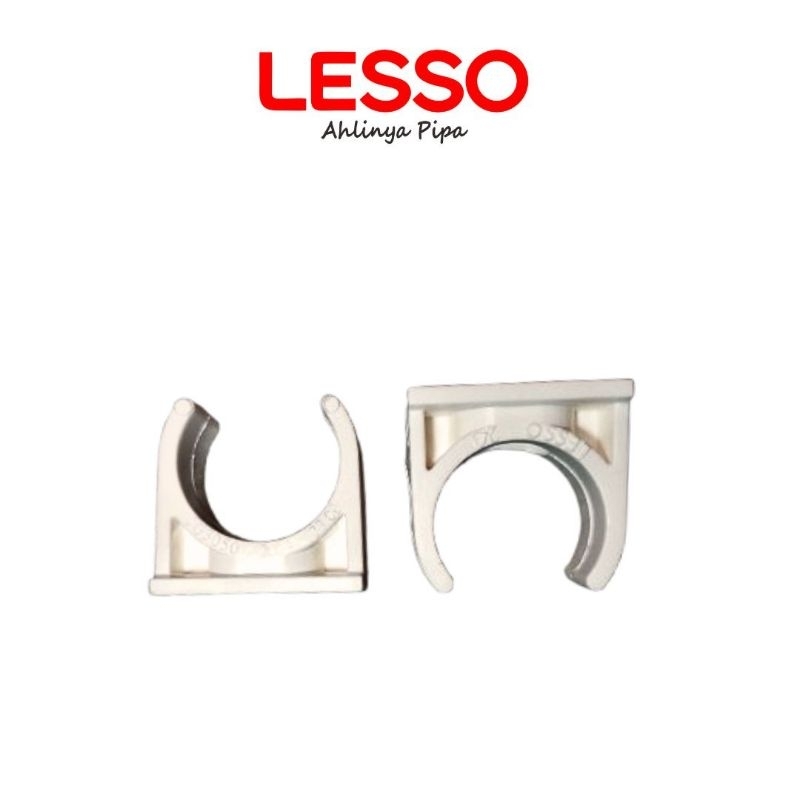 Jual clamp pipa conduit Lesso 20mm | Shopee Indonesia