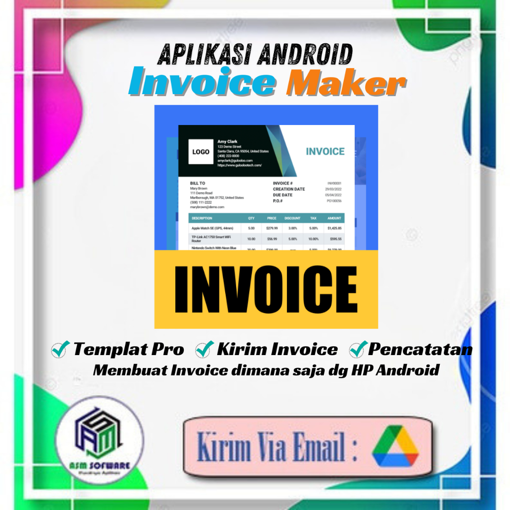 Aplikasi Invoice Maker VIP PRO | Premium Profesional