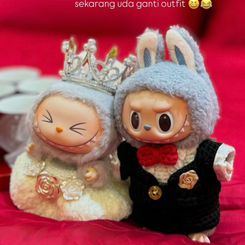 Jual labubu bride outfit / labubu outfit pengantin | Shopee Indonesia