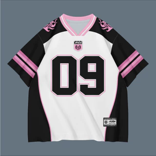 Clothixoff Jersey Casual Jersey Streetwear Number 09 Jersey Vintage Jersey Untuk Perempuan