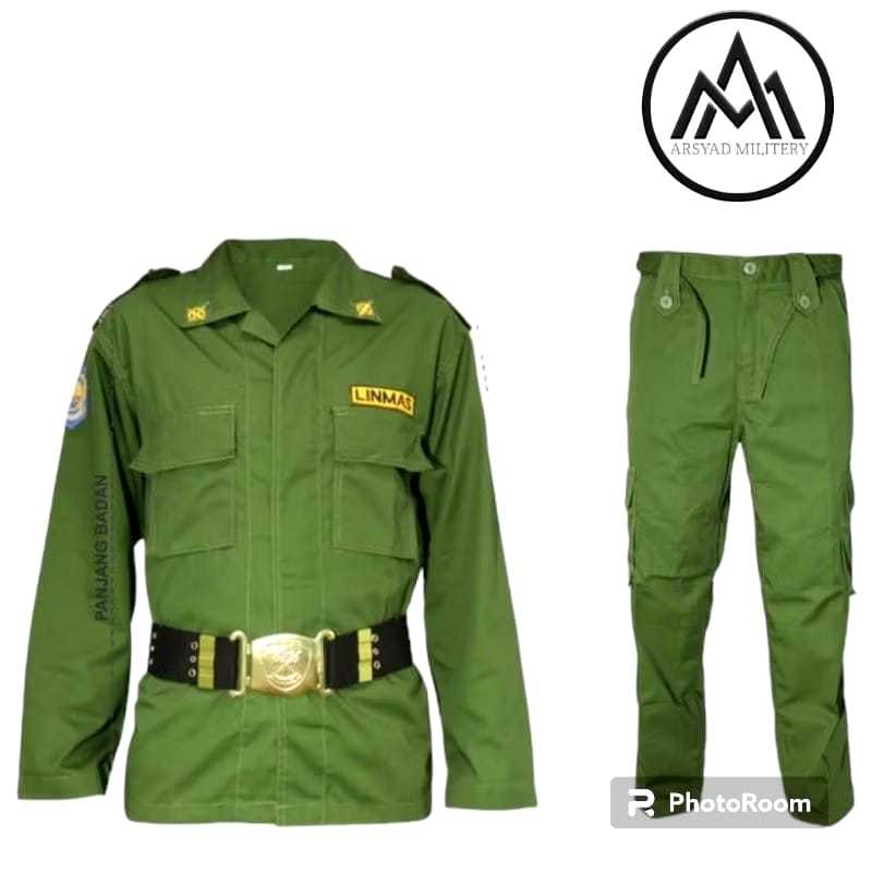Jual SERAGAM LINMAS HUJAU SERAGAM SATLINMAS TERBAIK | Shopee Indonesia