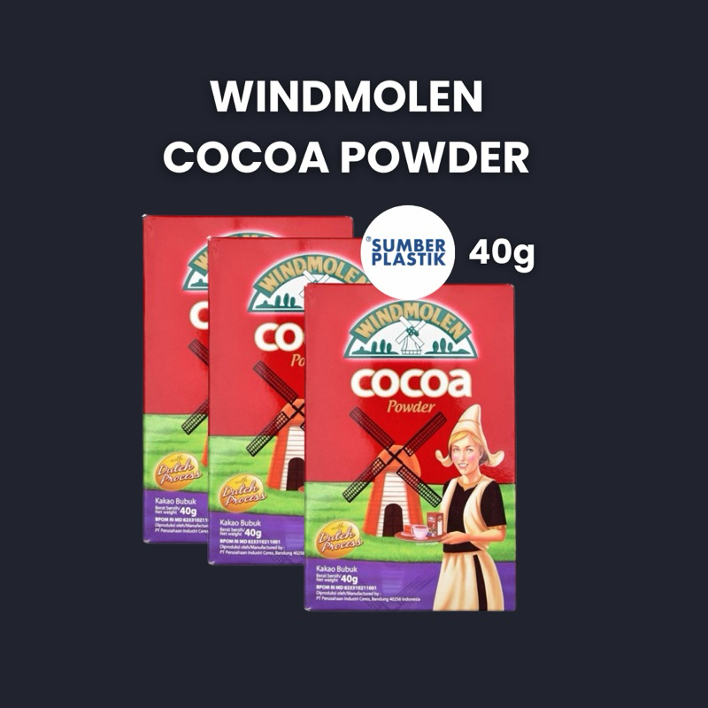Jual WINDMOLEN COCOA POWDER 40g | Shopee Indonesia
