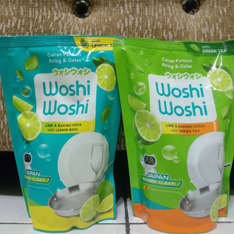 Jual woshi woshi cairan pencuci piring dan gelas 600ml | Shopee Indonesia