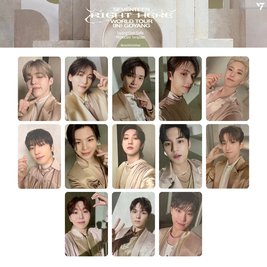 SEVENTEEN - ジョウジ、ウォヌトレカセット WONWOO TRADING CARD [RIGHT HERE] SEVENTEEN Right Here