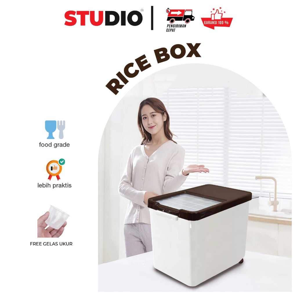 Jual STUDIO - Storage Box / Rice Box Serbaguna Kotak Penyimpanan ...