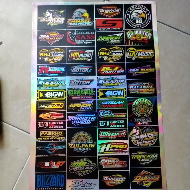 Jual STIKER SOUND | STIKER SOUND SYSTEM | STIKER HOLOGRAM | STIKER PACK ...
