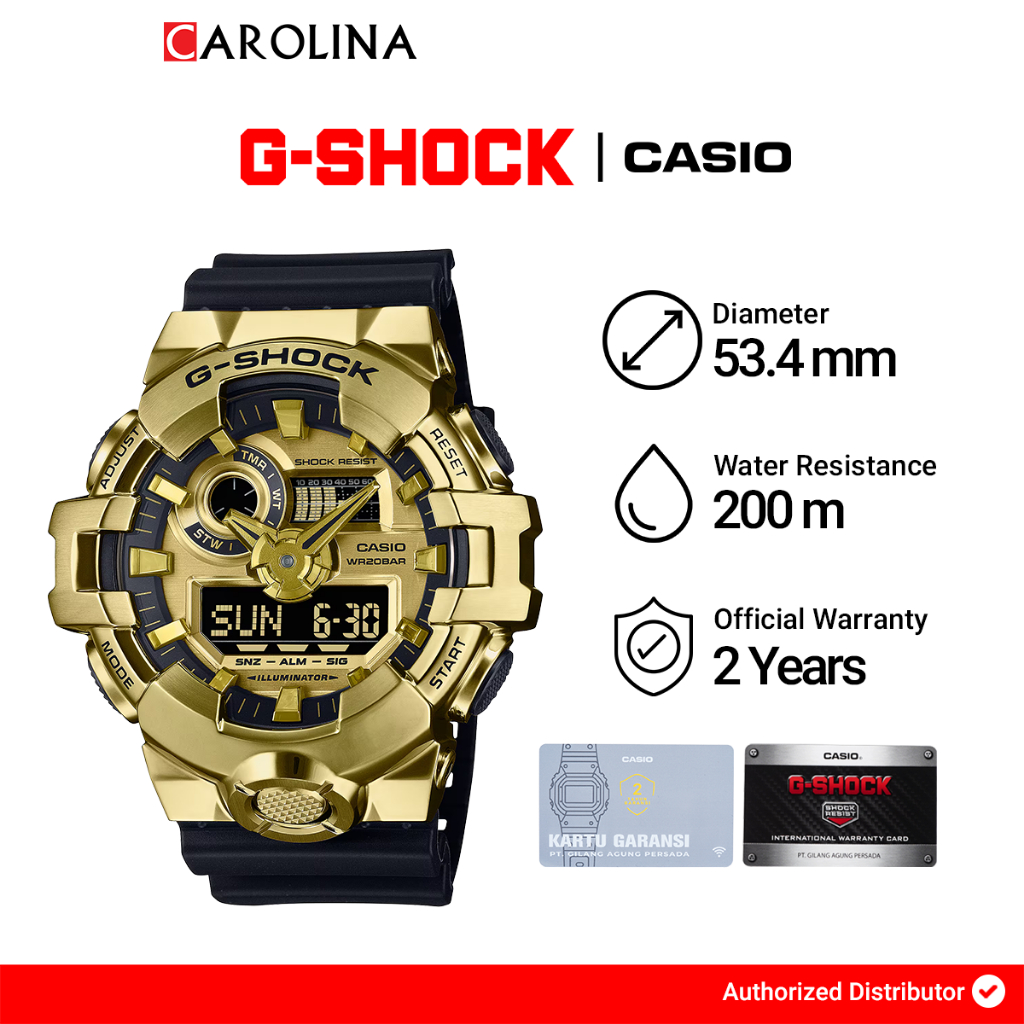 Jual Jam Tangan Pria Casio G Shock Gm G A G Steel Metal Clad Gold