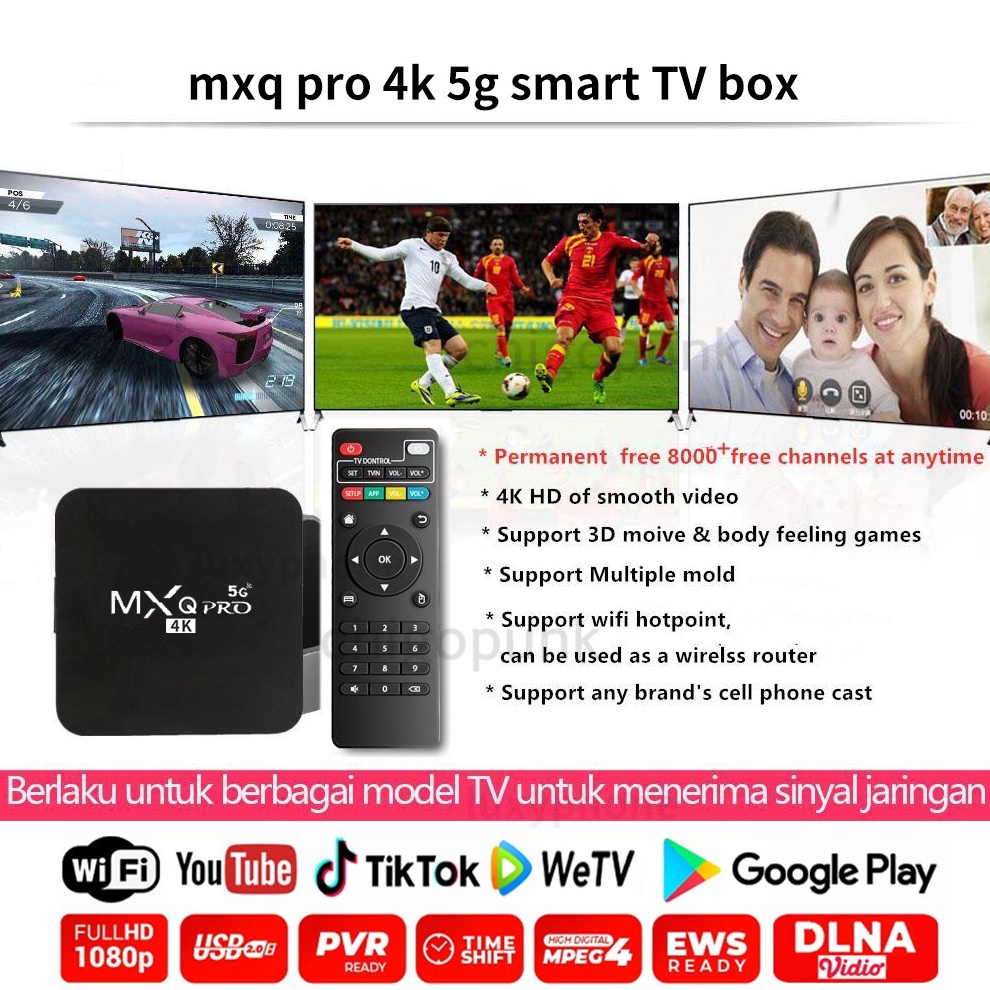 Jual Stb Android Tv Gb Gb Android Tv Box Mxq Pro K G Android Tv