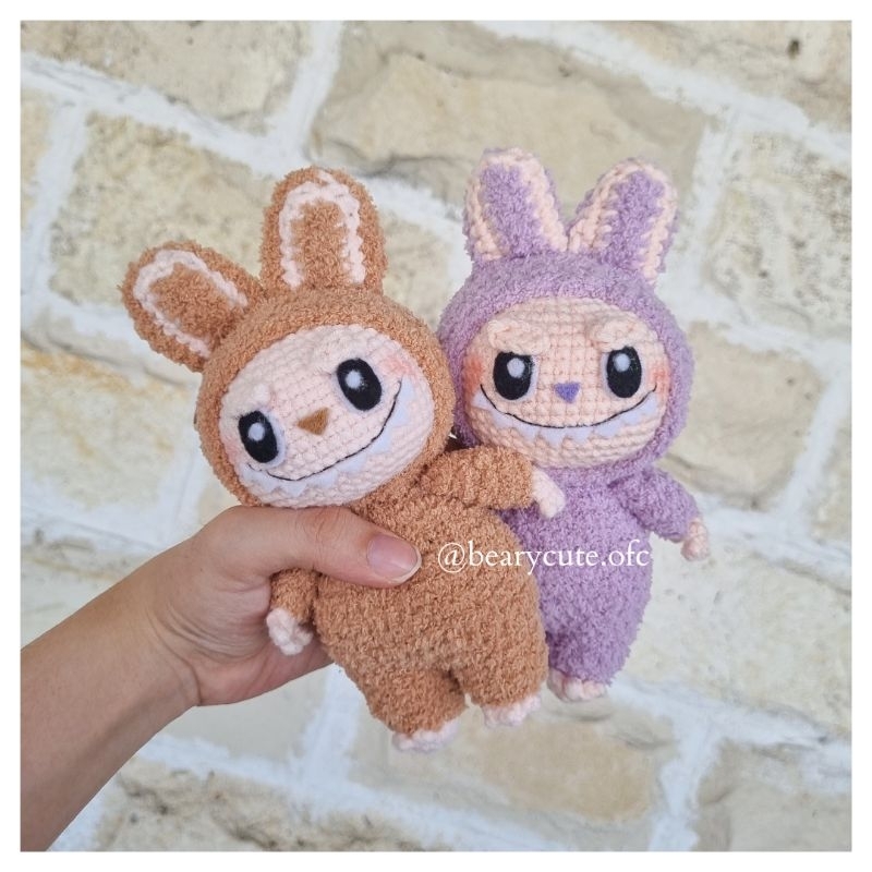 Jual Boneka Rajut Amigurumi Viral Labubu Monster | Shopee Indonesia