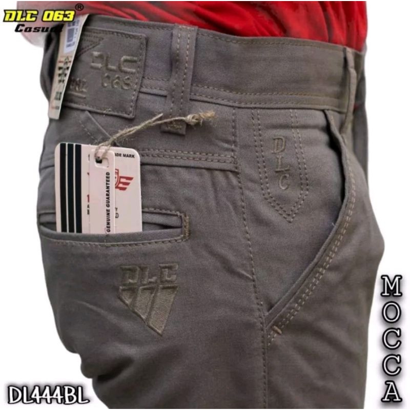 BIG SALE !! Celana Panjang Pria Brand DLC 063 CASUAL Original 100% Model Standar UKURAN 28 - 45 JUMBO / Celana Kanvas Pria Reguler DLOCO 063 Casual Trendy Terlaris / Celana Bahan Kanvas Sulfur Tebal Halus Lembut Kualitas Premium ( GARANSI 100%ORI )