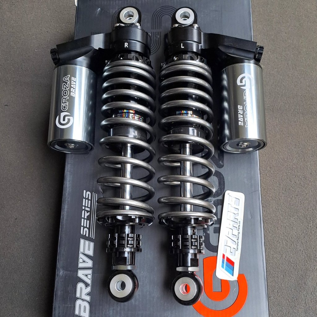 Jual SHOCKBREAKER RX KING GROZA BRAVE 320MM TITAN GREY SHOCK BELAKANG ...