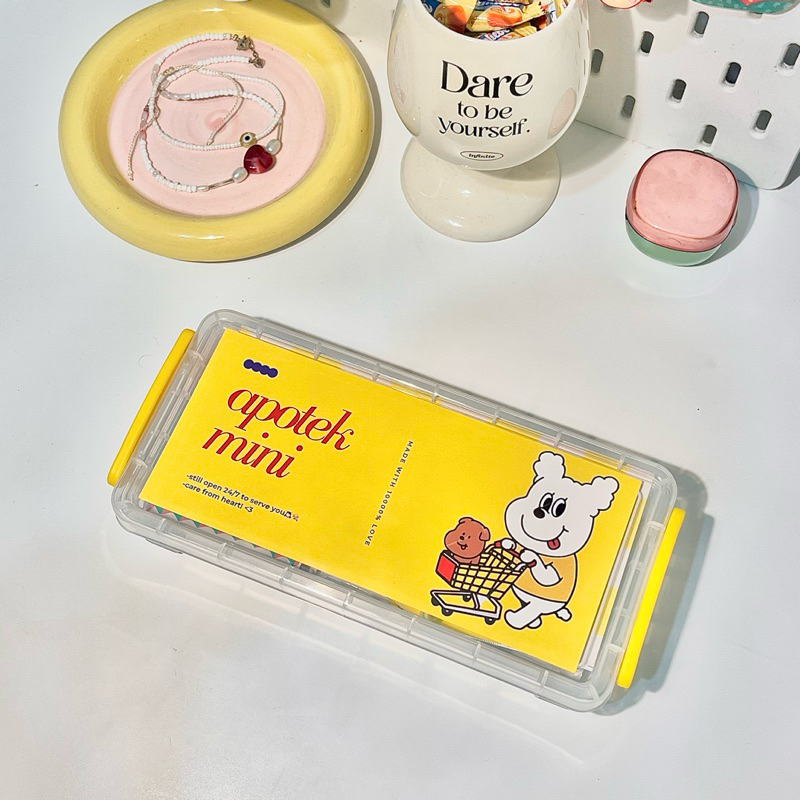Jual (READY STOCK) APOTEK MINI BOX KUNING | KADO PACAR | ULANG TAHUN ...