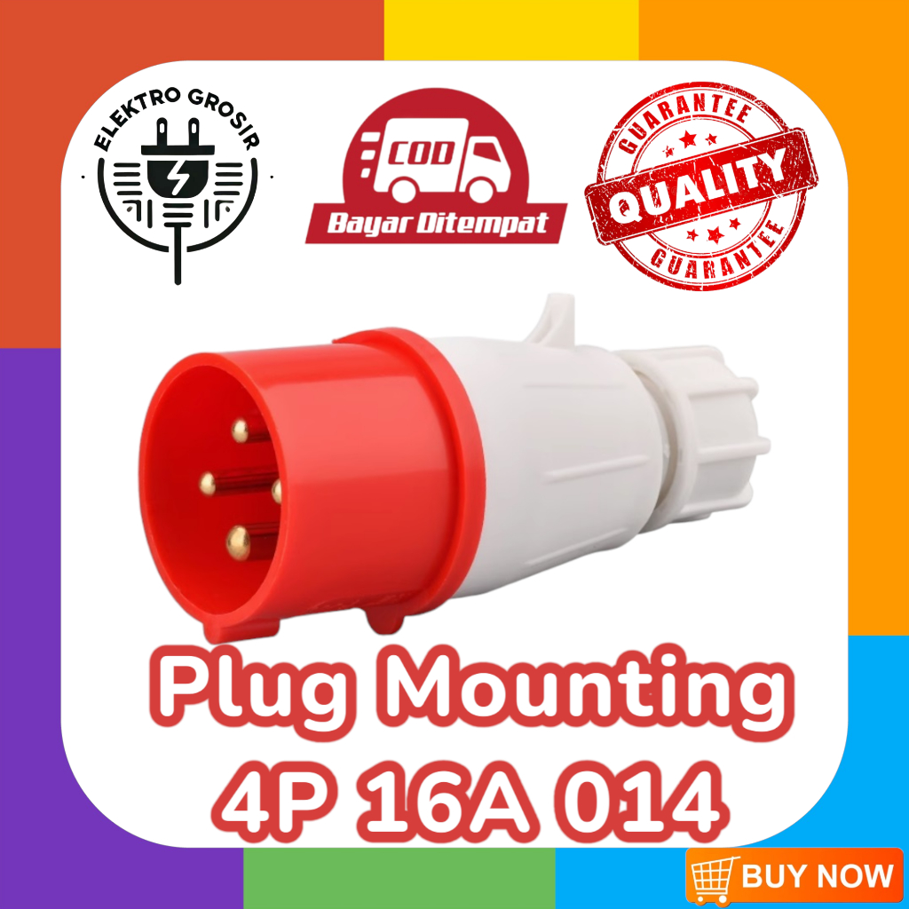 Jual [HARGA-GROSIR] INDUSTRIAL PLUG TIPE 014 COLOKAN INDUSTRI 4P 16A ...