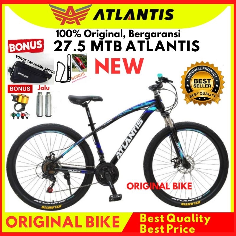 Jual Sepeda Gunung MTB 27.5 Atlantis 730 Rem Discbrake Terbaru | Shopee ...