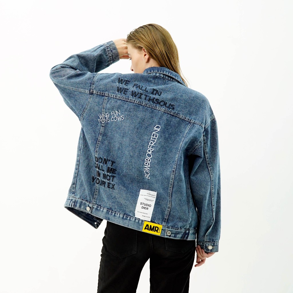 ジャケット・アウター Ameri Vintage MESH LAYERED DENIM JACKET Ameri（アメリ）の「MESH LAYERED DENIM JACKET（その他トップス