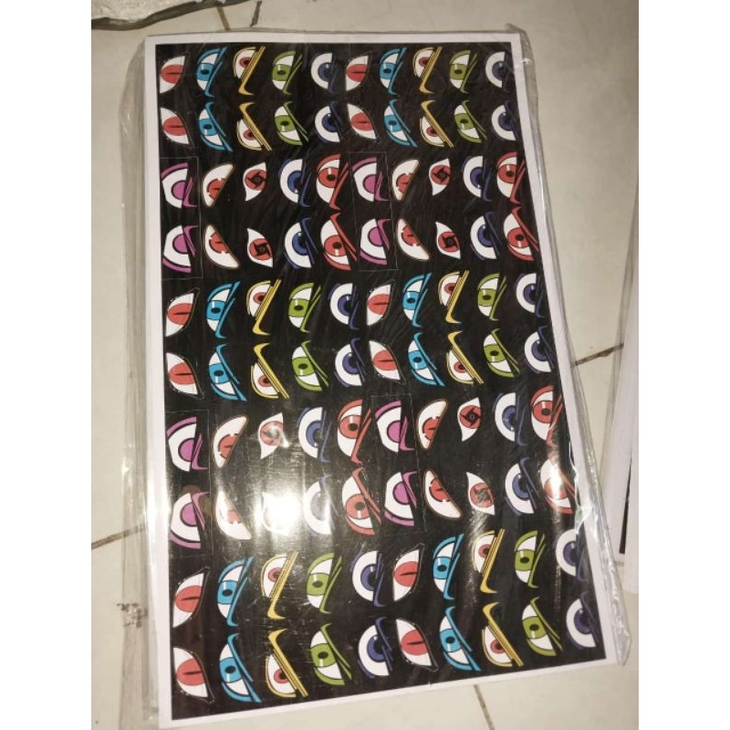 Jual 1 Lembar Stiker gambar mata | Shopee Indonesia