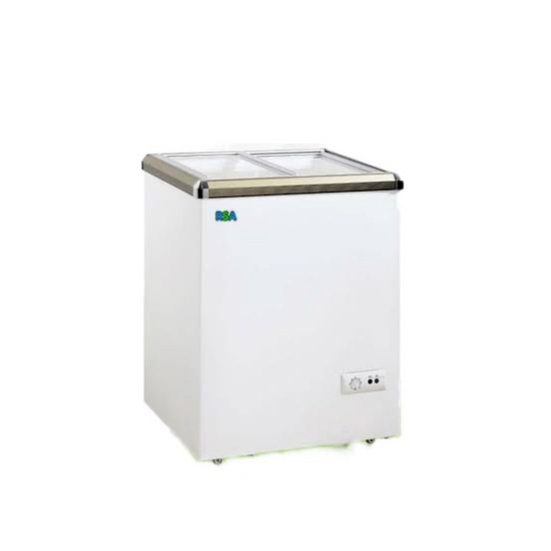 Jual Chest freezer RSA sliding kaca 100 ltr XS-110 XS110 | Shopee Indonesia