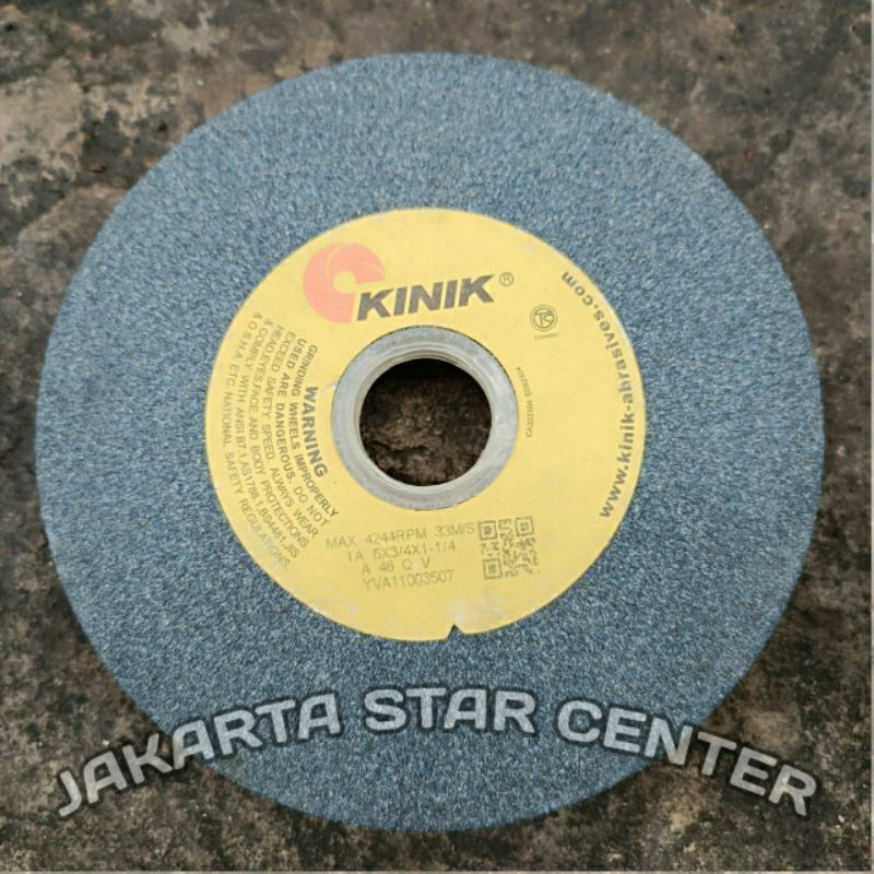 Jual Batu Gerinda KINIK 1A 6 × 3/4 ×1-1/4 Grinding Wheel 6 inch Batu ...