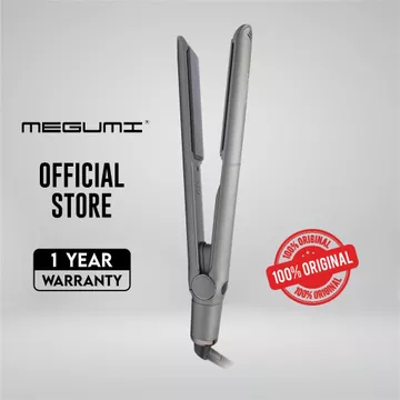 MEGUMI MGNT 7725X Nano Titanium 2in1– Ionic And Curly Hair Straigthtener Salon Professional